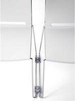 AC631 - Koppeling voor 11 mm draadframe,  kunststof lichtgrijs, kort