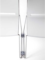 AC631 - Koppeling voor 11 mm draadframe,  kunststof lichtgrijs, kort