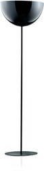 L002ST/BA - staande lamp met half ronde kunststof kap