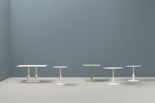 SC587 - Klassiek tafelonderstel met gietijzeren voet - hoogte 73cm - voet Ø60 cm-2