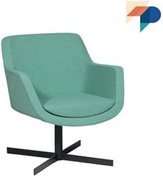 Loïs S 4200/2 - gestoffeerde ontvangst / bezoekersstoel