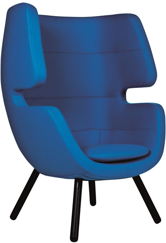 Moai - Gestoffeerde oorstoel, overleg fauteuil