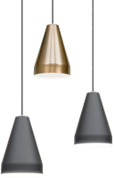 Tamara L005S/A hanglamp - kleine hanglamp met mat afgewerkte kunststof kap