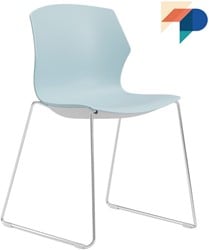 No-Frill SL - kunststof kantine stoel met slede frame