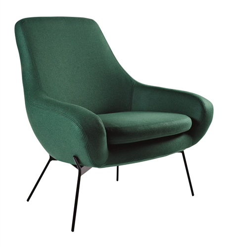 Noomi String - gestoffeerde lounge stoel / fauteuil