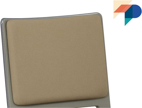 QLIQ Rugleuning opdekstoffering - Stofgroep 2 - Vyva Fabrics - Silverguard - Jet SG93068