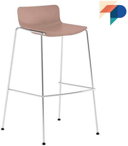 Peyo - kruk met kunststof zit, zithoogte 78 cm