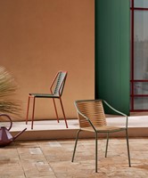 Philia 3905 - Stapelbare terrasstoel met armleggers-1