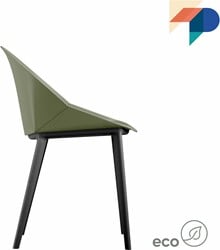 Pillow - vierpoot stoel met gerecyclede kuip