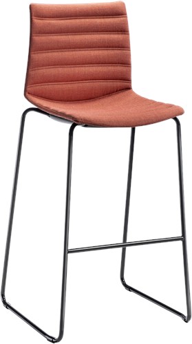 Point/Kanvas Kruk Full - gestoffeerde kruk  - CHROOM (CR) - Kvadrat - Remix - 123