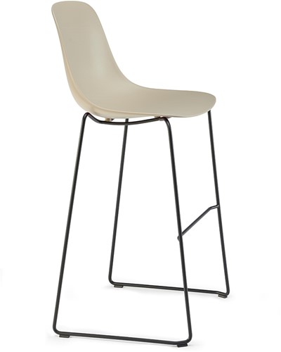 Pure Loop Mono Kruk SL - sledeframe kruk met een soft touch kunststof zitschaal