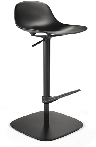 Pure Loop Mini Updown - in hoogte verstelbare kruk met kunststof zitting - ZWART (NE) - ZWART (NE)