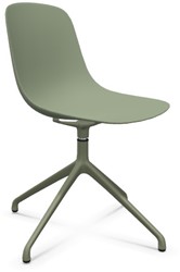 Pure Loop Mono SP - spiderframe stoel met een soft touch kunststof zitschaal