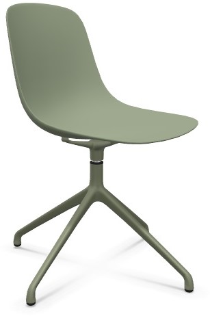 Pure Loop Mono SP - spiderframe stoel met een soft touch kunststof zitschaal