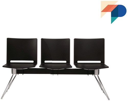 Qliq B663 - wachtbank 3 zitplaatsen