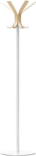 Ray 5166 - Kapstok voet en frame metaal, haken van essenhout
