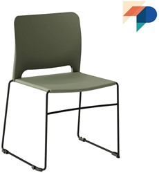 S550 Kunststoff Kufenstuhl Stapelbar