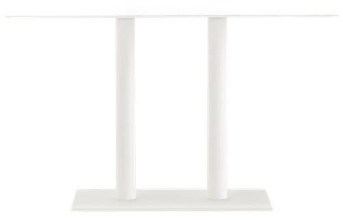 Tafelonderstel SC187 - Tafelonderstel, vlakke voet, hoogte 73 cm, 2 kolommen, voet 75x40 cm