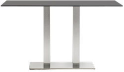 Tafelonderstel SC193 - Tafelonderstel, dubbelkoloms, hoogte 73 cm, 2 kolommen, voet 75x40 cm