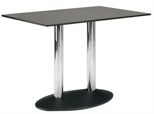SC223 - Dubbelkoloms ovaal tafelonderstel, hoogte 73 cm