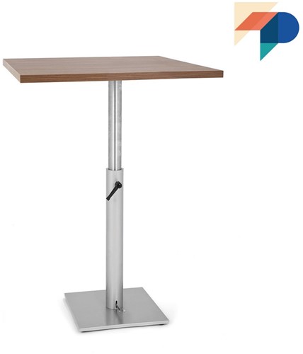 Tafelonderstel SC594 - Tafelonderstel hoogte verstelbaar met gaslift 72-110 cm, voet 45x45 cm