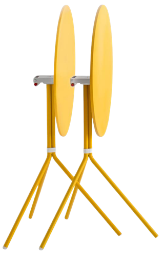 Tafelonderstel SC613 - Tafelonderstel 3-poot, hoogte 72 cm, kantelbaar en nestbaar, gepoedercoat