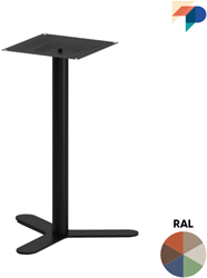 Tafelonderstel SC718 - Statafelonderstel met vlakke drieteen, hoogte 107 cm 