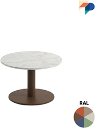 Tafelonderstel SC733-H430 - Tafelonderstel met kleine vlakke ronde voet, hoogte 43 cm 