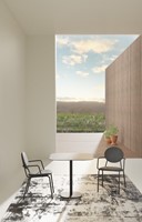 Sta-Tafelonderstel SC776 - Vlakke vierkante voet 60x60 cm met afgeronde hoeken en ronde kolom, hoogte 107 cm -2