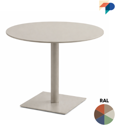 Tafelonderstel SC785-50x50 - Tafelonderstel vlakke voet 50x50 cm en ronde kolom, hoogte 73 cm 