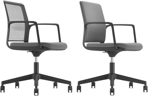 Sereno SW - compacte bureaustoel met in hoogte verstelbaar swivel frame