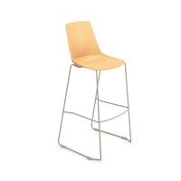 H100 SL - Kufengestell Kunststoff Kantinen Barhocker Stapelbar-2