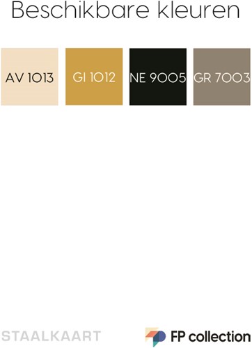 Kleurenoverzicht Serie 800