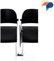 Staq AC750 EN14703 Koppeling - goedgekeurde koppeling voor stoelen zonder armleggers volgens EN14703 - kleur zwart