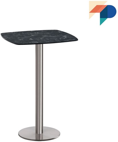 Statafelonderstel SC784 - Tafelonderstel met vlakke ronde voet Ø60cm en ronde kolom, hoogte 107 cm 