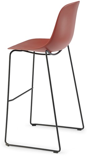 Pure Loop Mono Kunststoff Barhocker-2