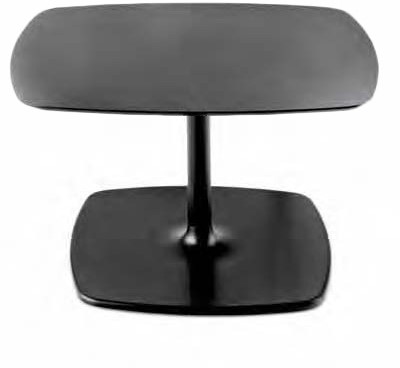 Stylus 50 Lage tafel - voet gietijzer, blad volkern-2