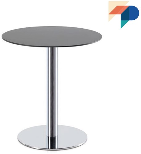 Tafelonderstel SC783 - Tafelonderstel met vlakke ronde voet Ø60cm en ronde kolom, hoogte 73 cm 