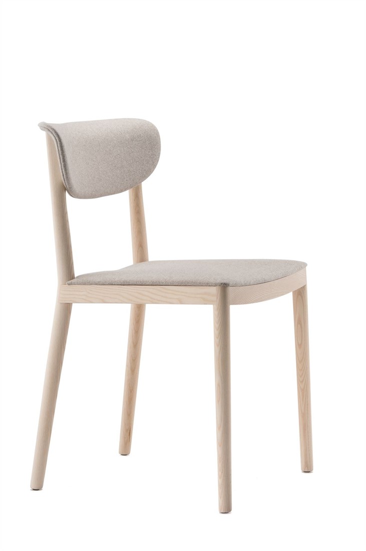 voertuig Kritiek Komkommer Tivoli Stoel 2801 - klassieke houten design stoel in moderne uitvoering met  een gestoffeerde zitting en rug bij FP Collection