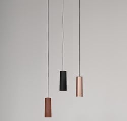 TO.BE L006S/A hanglamp - kleine hanglamp met mat afgewerkte kunststof kap