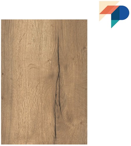 TOP TS110 25MM, Tafelblad rechthoekig, 25mm gemelamineerde spaanplaat met synchroonstructuur