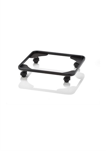 Trolley voor stoel Vertica/Jubel kunststof frame, zwart