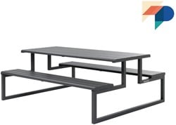 Urbantime.h24 picknick - Tafel van gepoedercoat staal