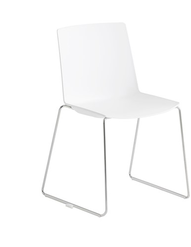 Vertica/Jubel SL - kunststof stoel op sledeframe