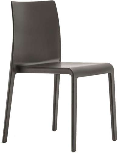 Volt 673 - geheel kunststof kantine / outdoor stoel met hoge rug