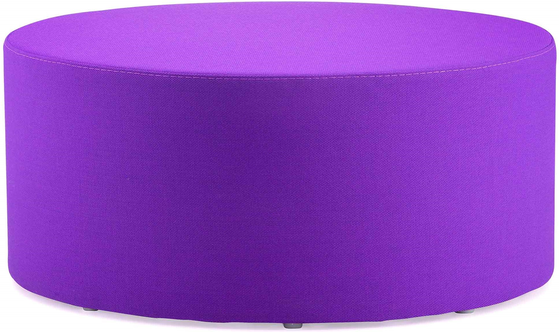T&L Store Poef rond - Crème poef met opbergruimte - Modern - 39x39x33 cm